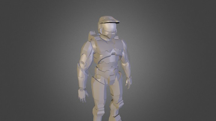 Halo Masterchief sculpting 3D Model