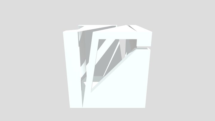 Cubo de dos luces ( Fragmentada / Encuentro )E17 3D Model