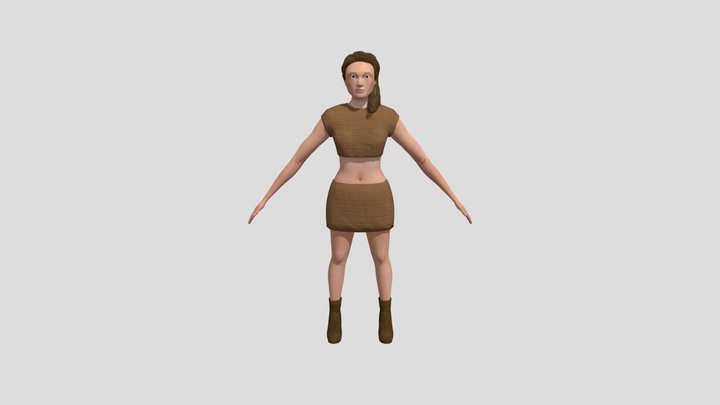 The Lone Adventurer 3D Model