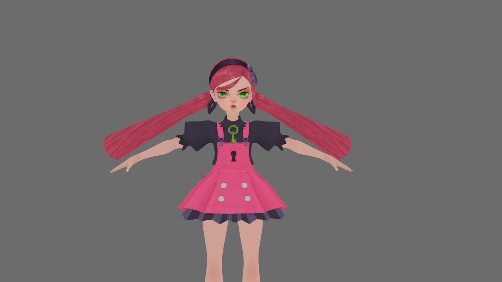 Pinky - 3D model by LiuNye (@languen) [96c389e] - Sketchfab