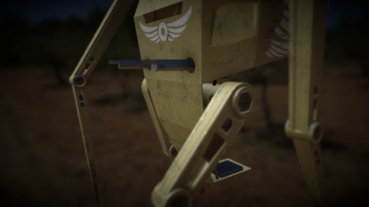 Individual Guarding Angel 3D Model
