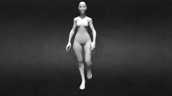 Feminine Walk_02 3D Model
