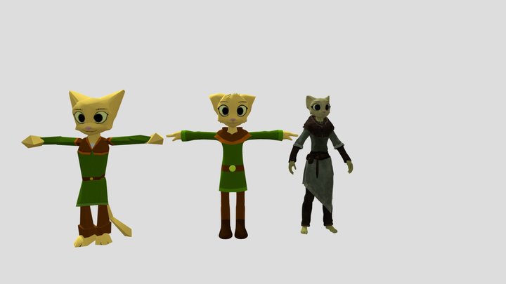 Evolution of Cat 3D Model