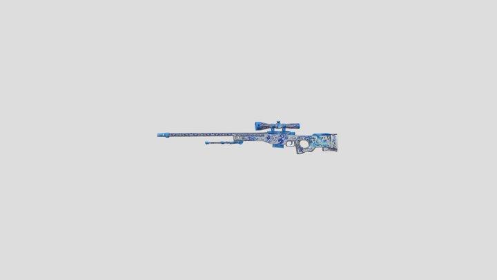 awp-csgo_Gzhel 3D Model