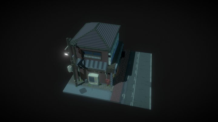 Japanese old store 3D Model