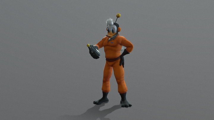 Space Duck 3D Model