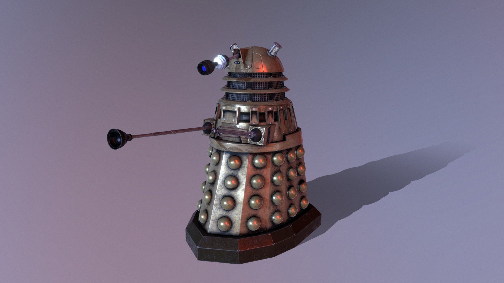 Dalek Download Free 3d Model By A Shevchuk Alex Shevchuk [96c6bfa] Sketchfab