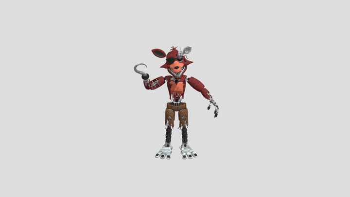Withered_foxy 3D Model