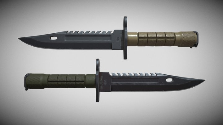 M9 Bayonet 3D Model