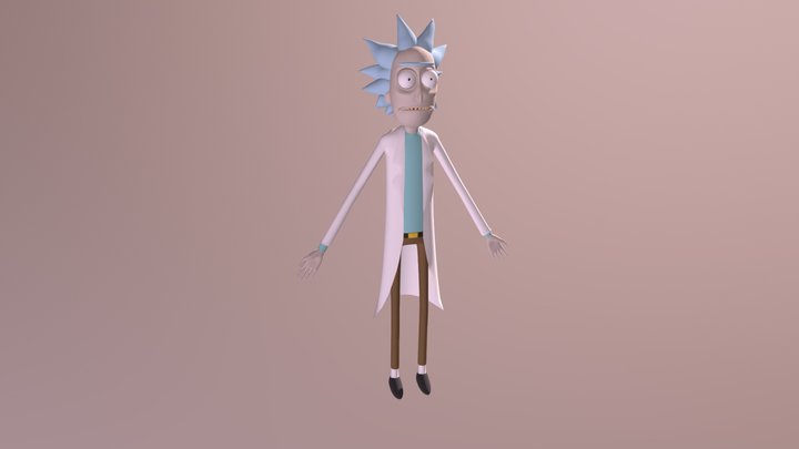Rick Sanchez 3D Model