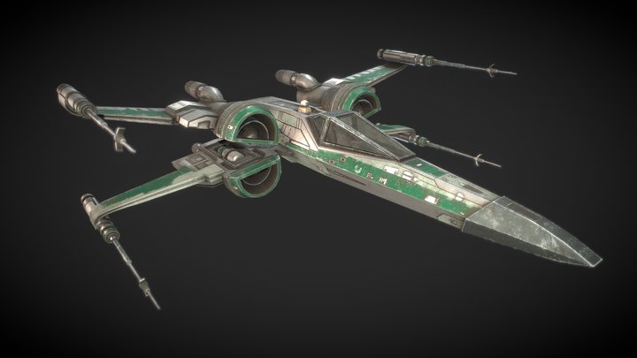 X-wing 3D Model