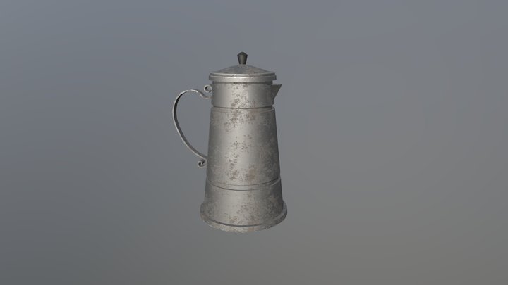 Old Coffee Pot 3D Model