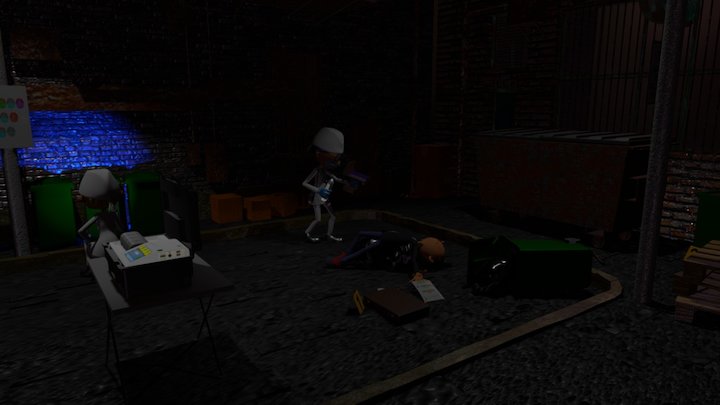 Crime Scene: Dark and scary 3D Model