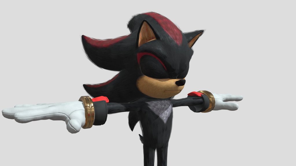 FIXED EYES! Movie Shadow (sonic x shadow gens)