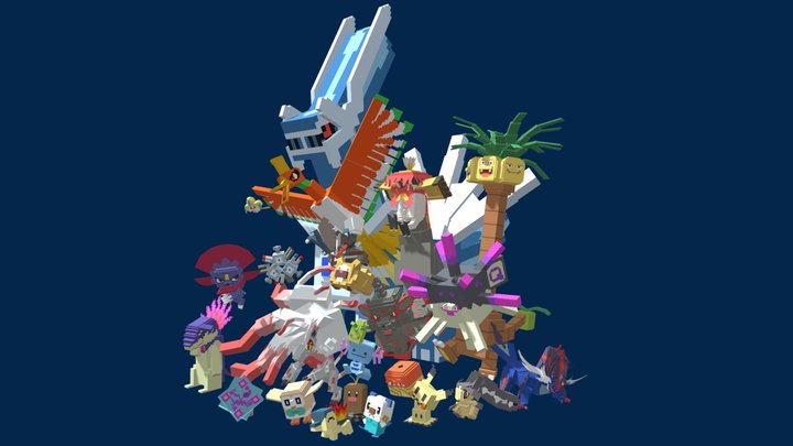 PokemonBlockyModels 3D Model