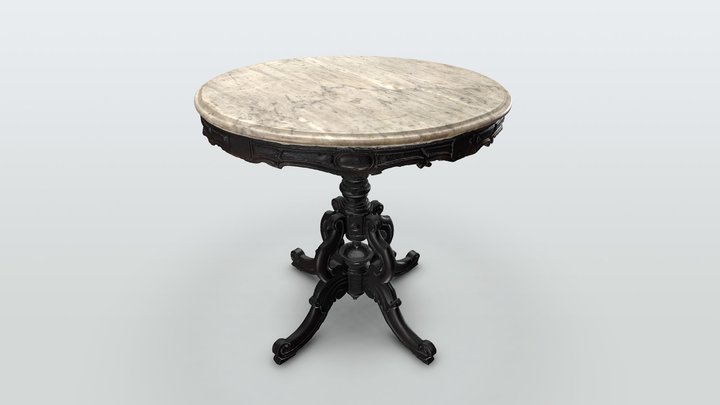 Harrison Marble Top Table – Modello 3D gratuito STL