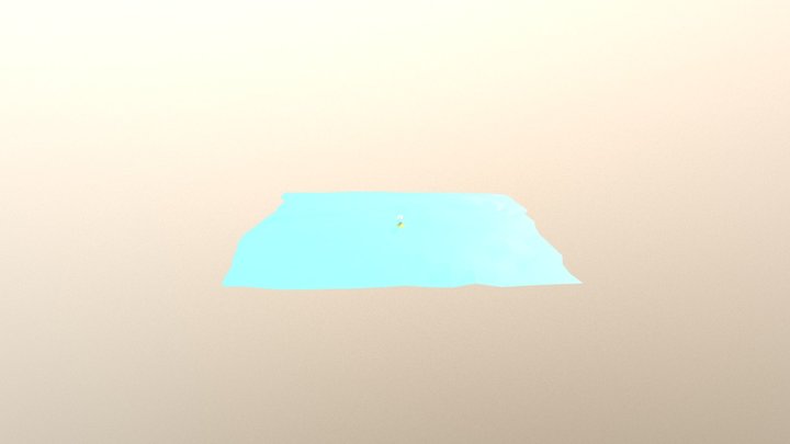 Lowpoly Island 3D Model