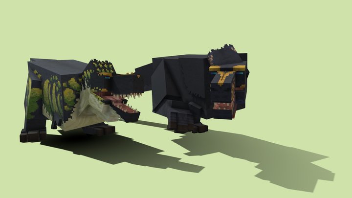 Tyrannosaurus Couple 3D Model