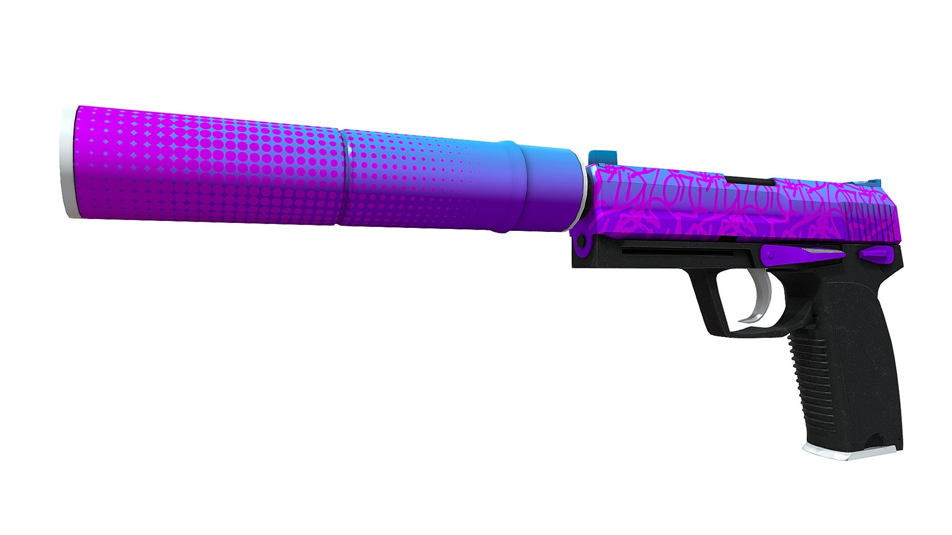 USP-S CSGO Street Noise (Custom Skin) - 3D model by Yurii Chumak ...