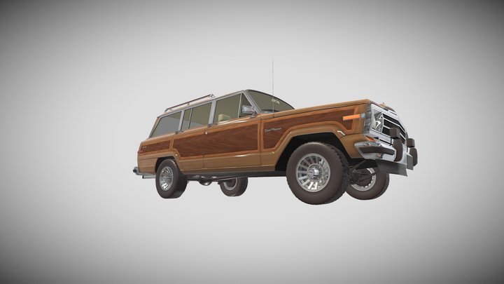 Jeep_Wagoneer_Woody_1980_fbx 3D Model