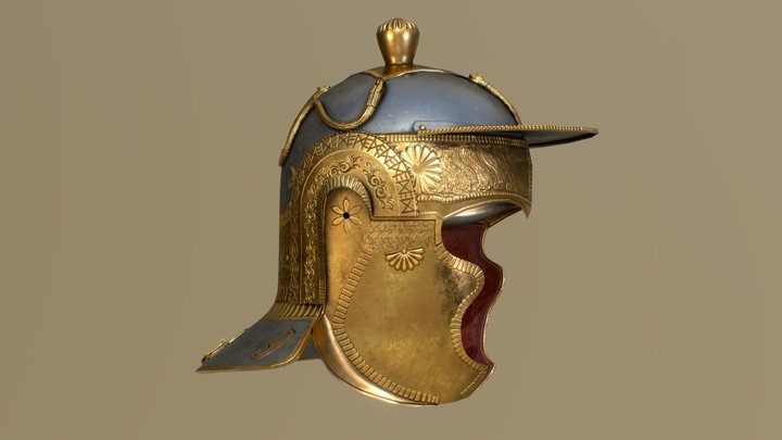 3rd century roman cavalry "Hedderneim" 3D Model