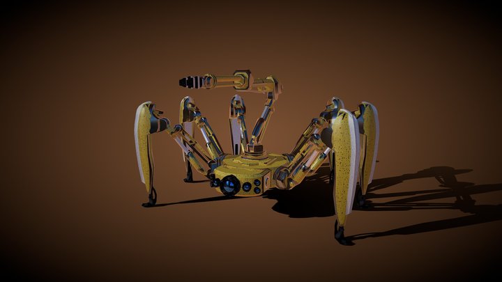 Spider mars bot 3D Model
