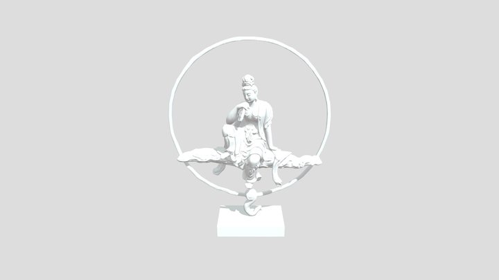 Serene Contemplation 3D Model