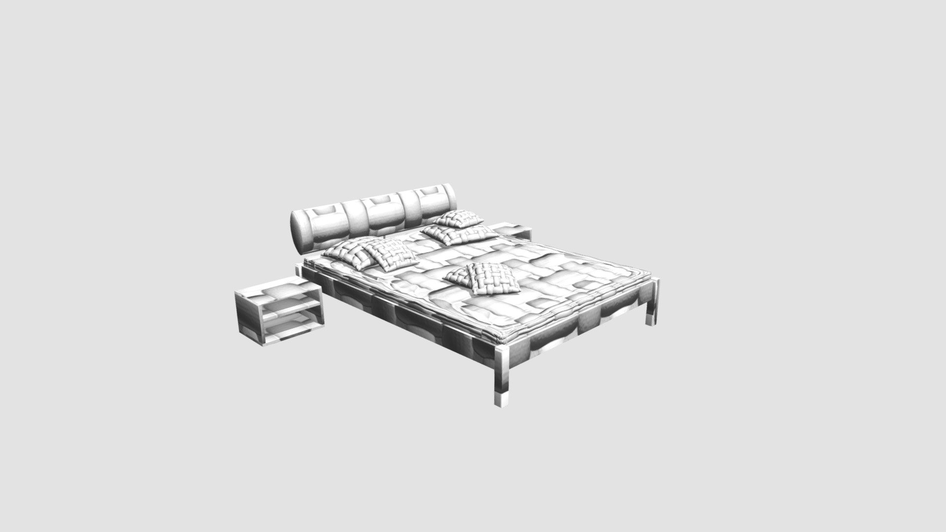 Bed Buy Royalty Free 3d Model By Evermotion [96d0137] Sketchfab Store