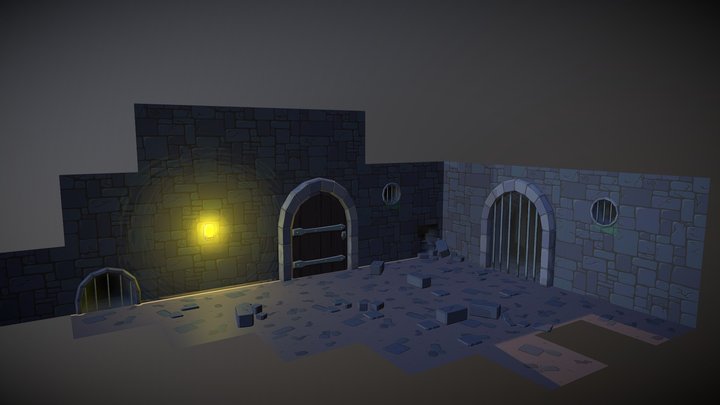 Environment Scene 3D Model