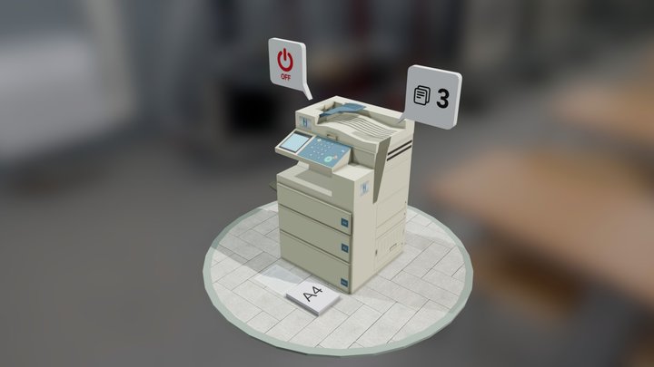 Machine FotoCopy [by Numiteg] 3D Model