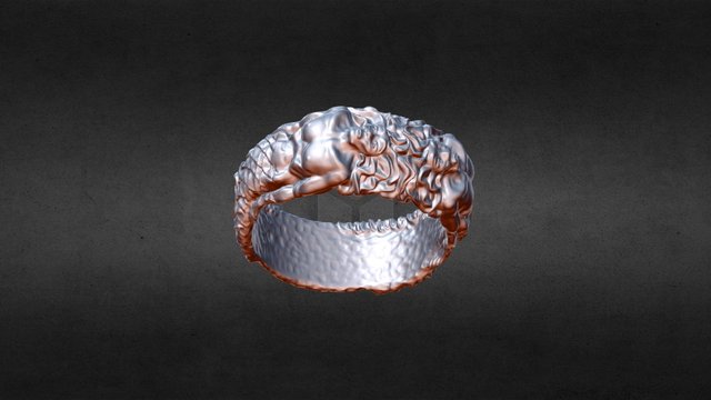 Mermaid Ring 3D Model