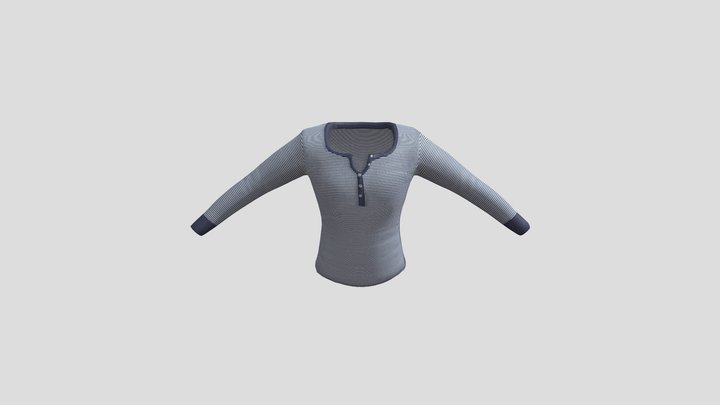 Advanced Game Characters, Game Res Shirt 3D Model
