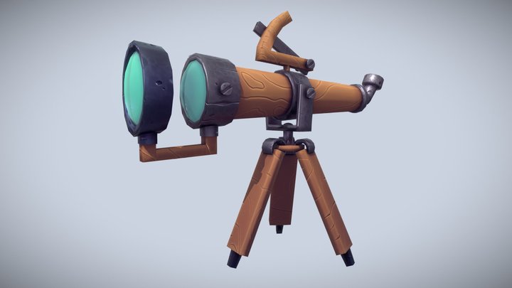 [Student Work]Ouaali Tasnîm, Fantasy Telescope 3D Model
