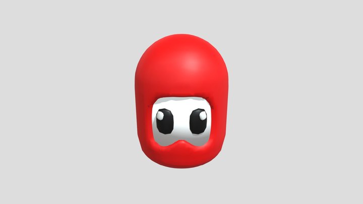 Head Red 3D Model