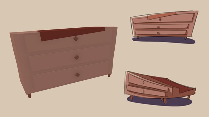 Dresser 3D Model