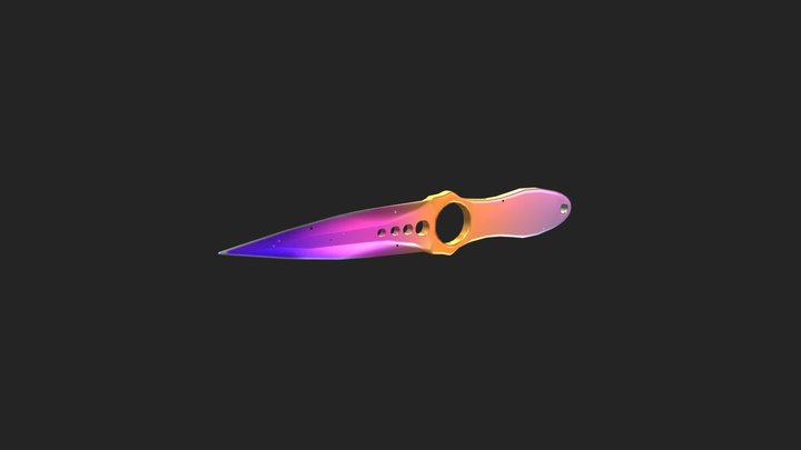 Skeleton knife 3D Model