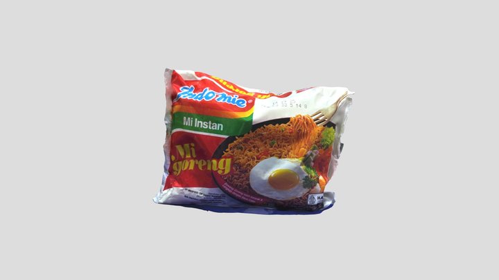 Indomie mi instan Mi Goreng 3D Model