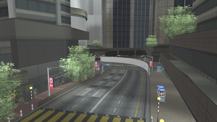 burnout revenge - central route long – Modèle 3D gratuit STL