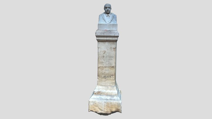 Busto del doctor Rodríguez Fornos 3D Model