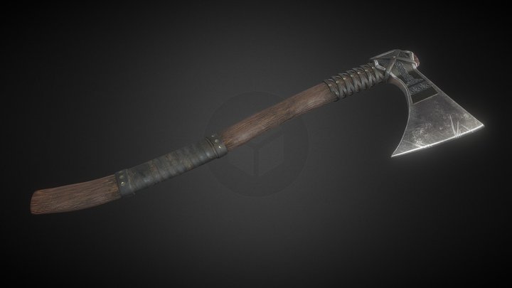 Axe Celtic / Viking Version 2 3D Model