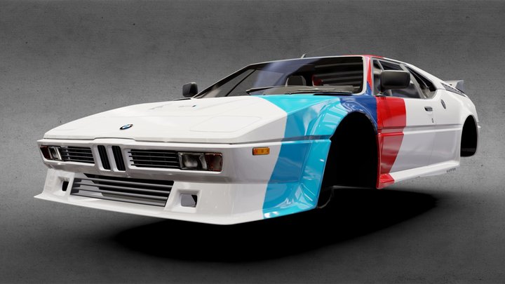 [Real Racing 3] 1981 BMW M1 – Modello 3D gratuito STL