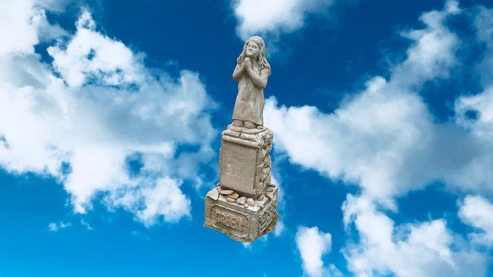 Deadwood Headstone 3D Model