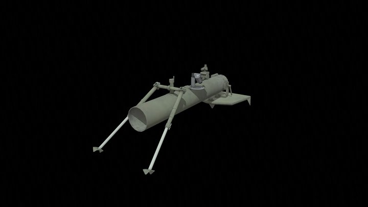 M-71 "Partizan" Rocket Mortar – Free 3D Model STL