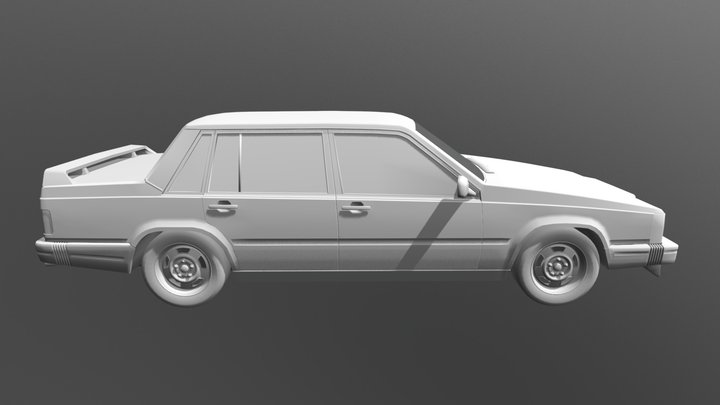 Volvo 740 HD 3D Model