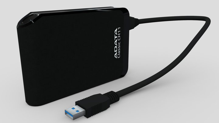 ADATA Classic CH11 hard drive 3D Model
