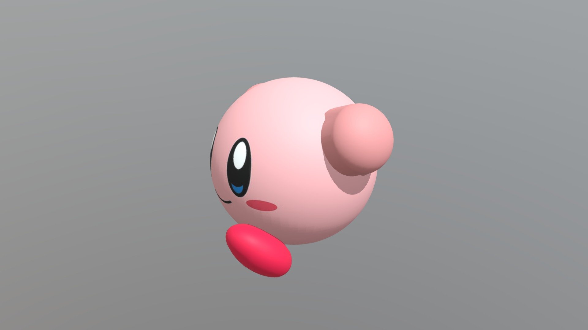 Kirby 3d Model By Danielfeliperojasrodriguez 96da43b Sketchfab 4874