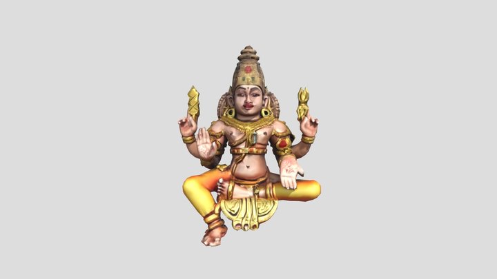 Murugan Statue 3D Model