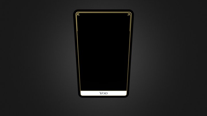 PixelSpirit Card 000 - The VOID 3D Model