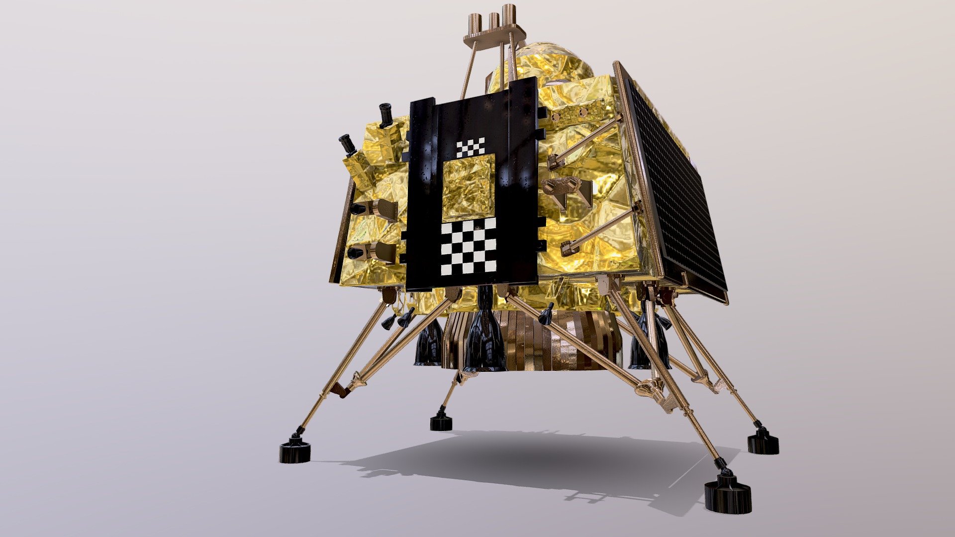 Chandrayaan 3 : Vikram Lander - Buy Royalty Free 3d Model By 