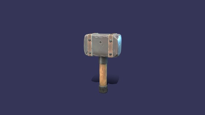 The Dwarf Hammer 3D Model